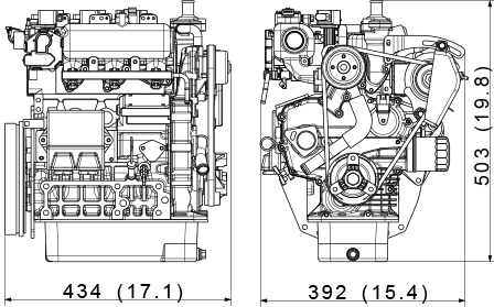 Kubota WG972-G dimensions