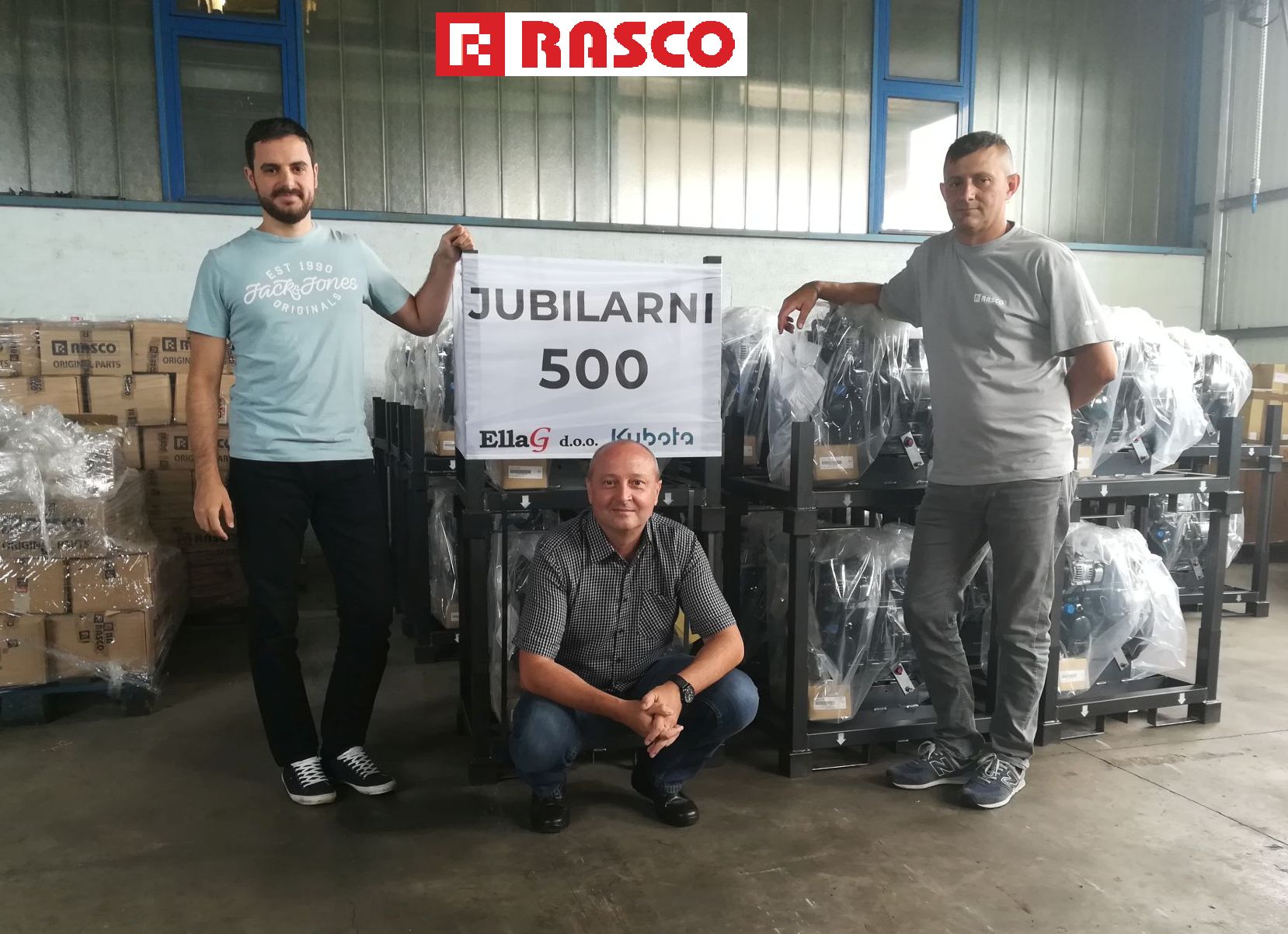 Ekipa Rasco in Kubotin motor