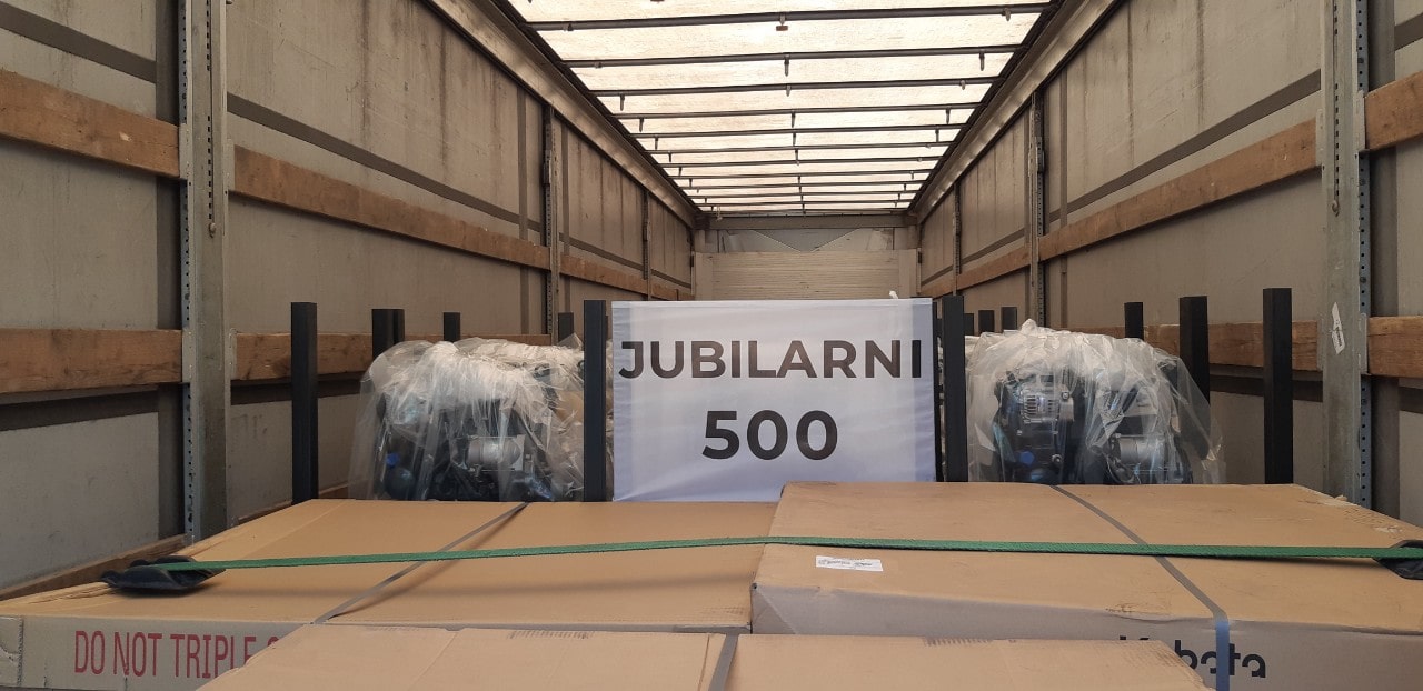 Jubilejni Kubota industrijski motor